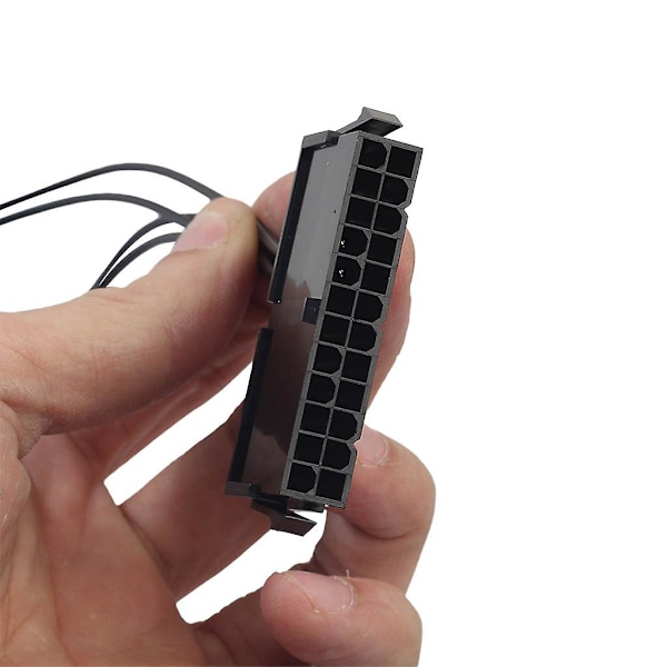 ATX-moderkortsadapterkabel Helt koppar 20+4 stift chassi strömkabel startlinje