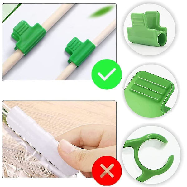 40 Pack Växthusfilmklämmor Plast Växthusfilmklämma Växthusfästklämmor Klämma Trädgårdsartiklar Växthustillbehör Kompatibel Växthus