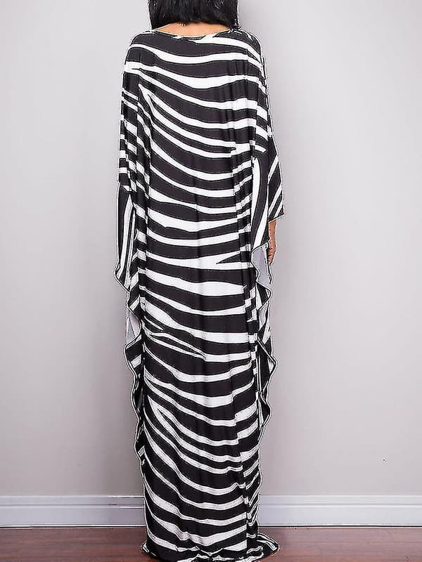 Avslappede Zebra Kaftan Saronger