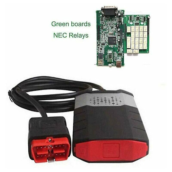 Vci Vd Ds150e Cdp Pro til Delphis 2016.r0 med Bluetooth Ds og Keygen Obd2 Diagnostisk Værktøj Aktivator Scanner Sort