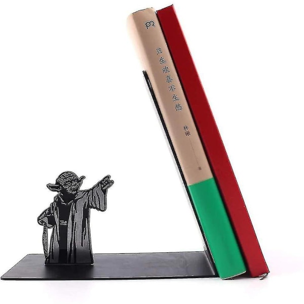 Yoda dekorative bokstøtter - Skrivebordsbokstativer i metall for kraftige bøker og bokhyller