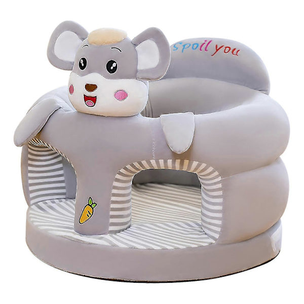 Sit Up Stol Plush Toddler Soffa Stol Stöd Golv Sitta Lär Dig Sitta Ingen Fyllning b