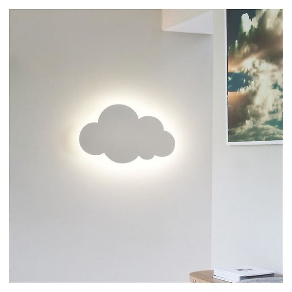 Vägglampa - Molnljus - Inomhus - Modern - Akrylskärm med inbyggda LED-lampor -små vita moln