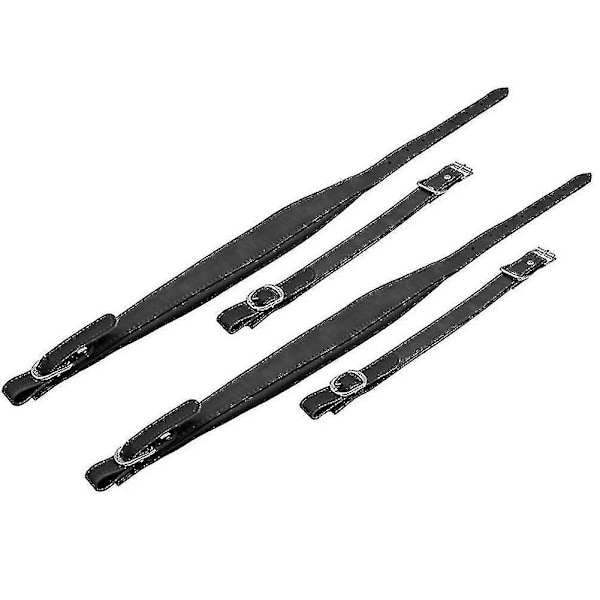 2 stk justerbare lærreim-skulderstropper, vanntette, for 16-120 bass trekkspill, reservedeler