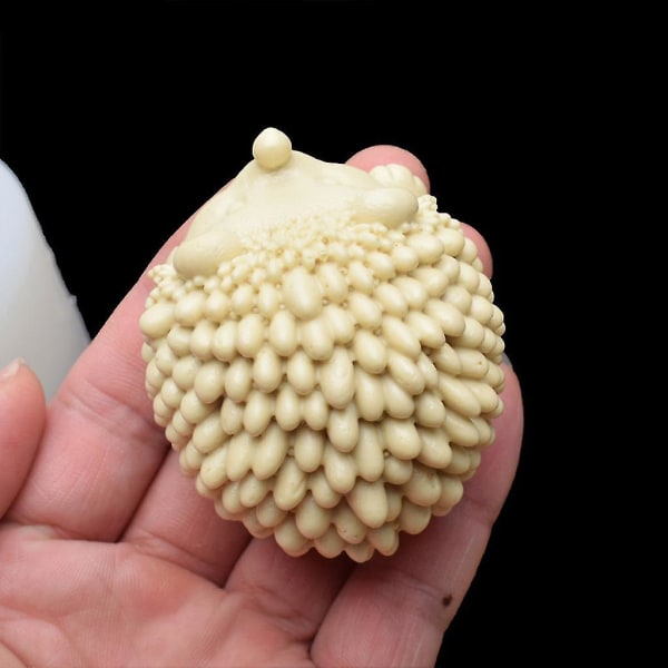 3D Eläimet Molds Molds Lion Hedgehog Molds Silikonikorujen valmistusvälineet