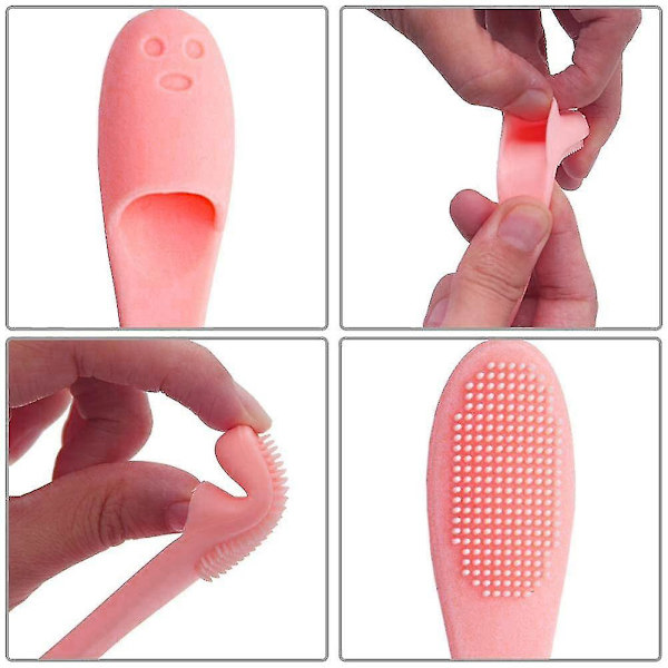 Pet Brush, Dobbeltsidig Kam For Katter Og Hunder Silicone brush set of 4