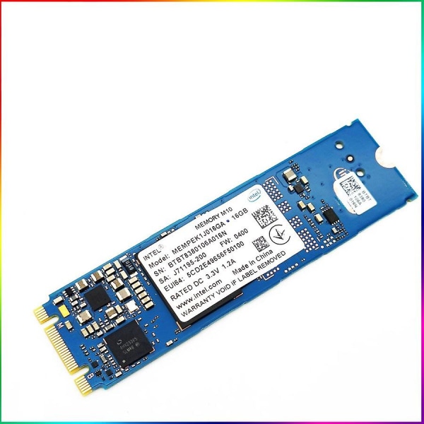 SSD M.2 2280 16GB MEMPEK1J016GAL PCIe 3.0 NVMe til Intel Optane Memory M10