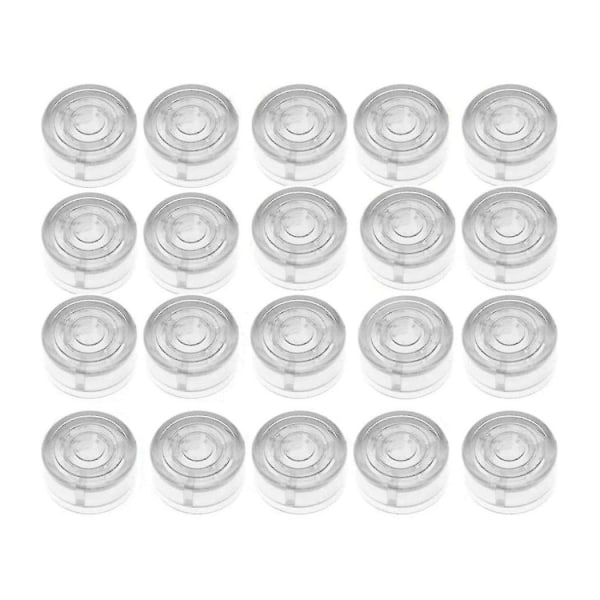 20 stk/sett Gitar Effekt Pedal Footswitch Toppers Fotspikerhette Beskyttelseshette For Gitar Effekt Pedal