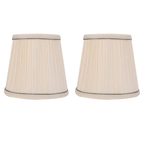 Sovesalgs Minimalistisk Skygge Tøj-håndværk Hængende Lampskærm Skal (beige)