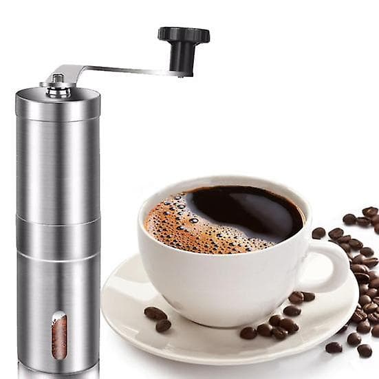 Hånddrevet Kaffekværn i Rustfrit Stål til Hjemmet