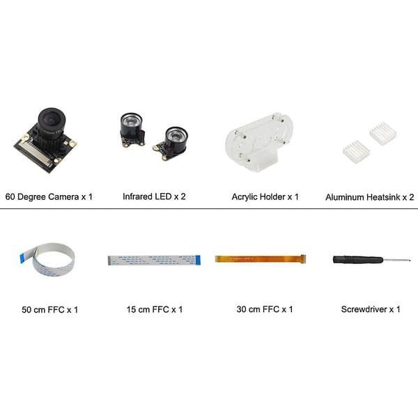1 st Nachtkijkercamera voor Raspberry Pi Zero voor W / 3b