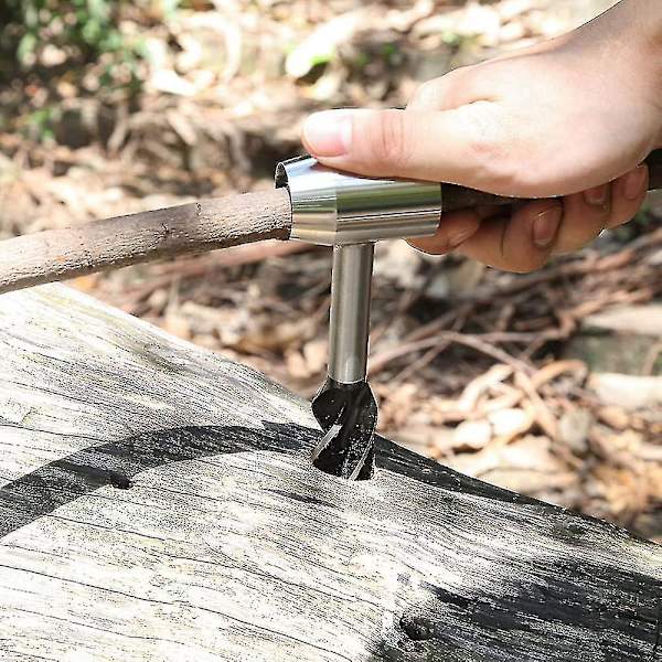 Håndbor Til Træbearbejde, Manuel Overlevelsesbor, Manuel Auger Bushcraft Værktøj, Camping Manuel Auger Kompatibel Camping