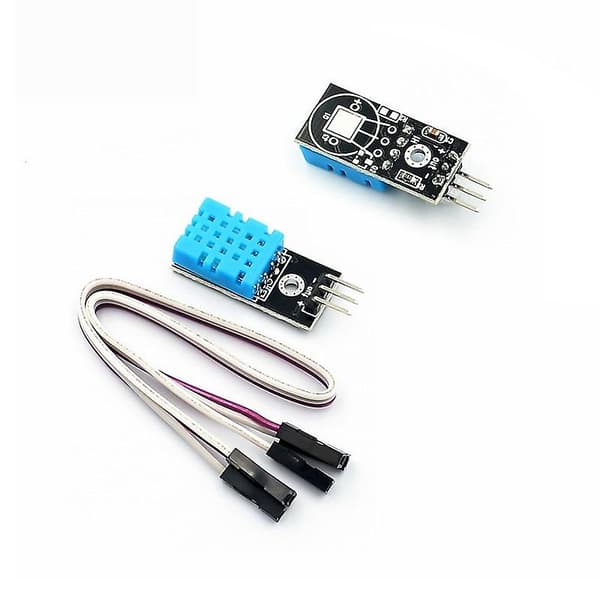 Temperatur- og Luftfugtighedssensor DHT11 Modul med Kabel til Arduino