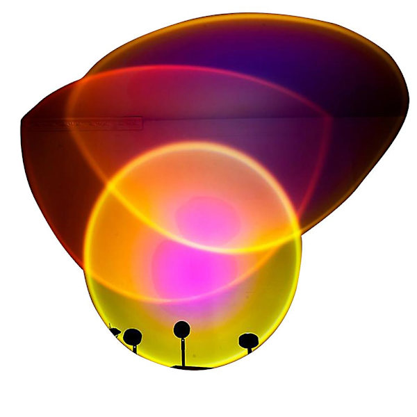 Peach Light Projektion LED-lys, Internet Celebrity Atmosfære Lampe Baggrundslys