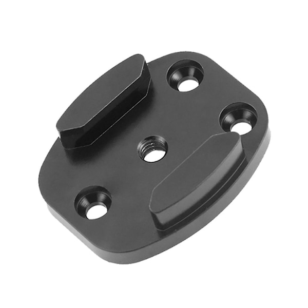 Cnc Aluminium Qr Tripod Mount Med 1/4 Adapter Spänne, Platt Ytbas För Hero 9 8 7 6 5 4 3+/xiaoyi/sjcam