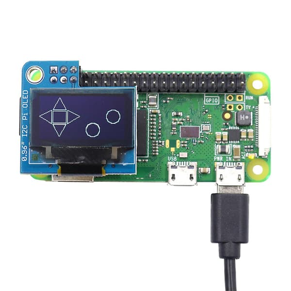I2c-skærmmodul 0,96 tommer I2c Oled-skærmmodul Blå Oled-skærmdriver