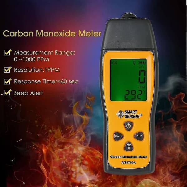Smart sensor karbonmonoksiddetektor, 1000ppm karbonmonoksidanalysator, digital karbonmonoksiddetektor