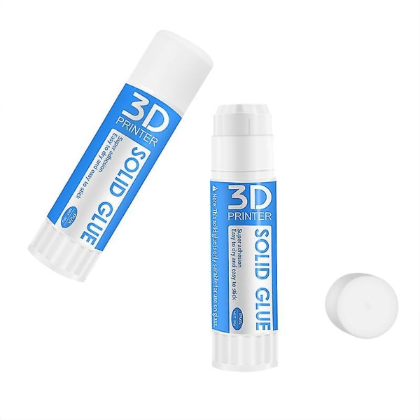 3st 3d-skrivare fast limstift Anti-kantförvrängning självhäftande lim Giftfritt Tvättbart för varmbädd Plattformsglasplatta