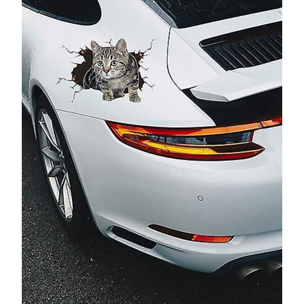 3D Bilstikker Søte Katt Stikker Dyretema Vegg Stikker Bilstikker Bilstikker Bilstikker Bilstikker Dekorasjon Personlige Stikker