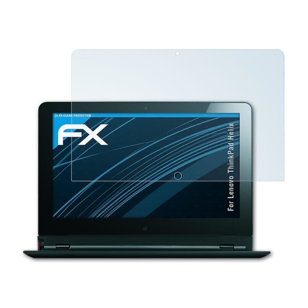 atFoliX 2x beskyttelsesfolie kompatibel med Lenovo ThinkPad Helix Displaybeskyttelsesfolie klar