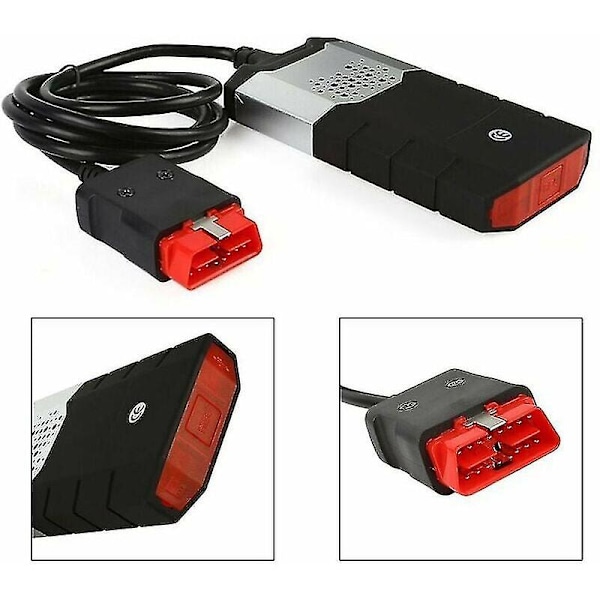 Vci Vd Ds150e Cdp Pro til Delphis 2016.r0 med Bluetooth Ds og Keygen Obd2 Diagnostisk Værktøj Aktivator Scanner Sort