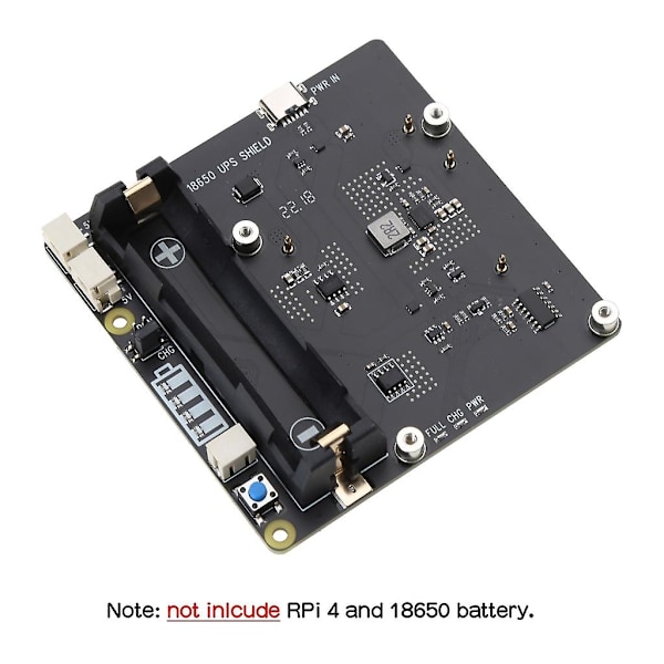 Ups Power Expansion Board Uninterruptible Ups Hat 18650 Batteri Oplader Modul