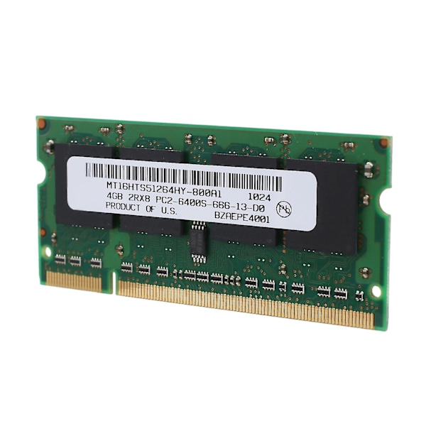 4 Gt Ddr2-kannettava tietokoneen RAM 800 Mhz Pc2 6400 Sodimm 2rx8 200 nastaa Amd-kannettavan muistiin