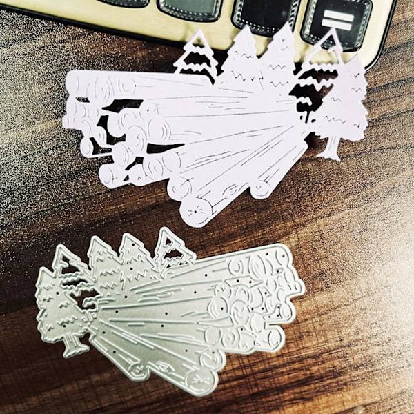 Forest Tree Wood Metal Cutting Dies Embossing Stencil Diy Scrapbooking Template