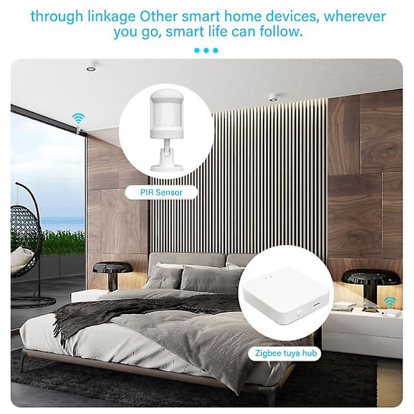 Liiketunnistin Älykäs Ihmiskehon Anturi Kehon Liike PIR Wifi Langaton Zigbee Yhteys