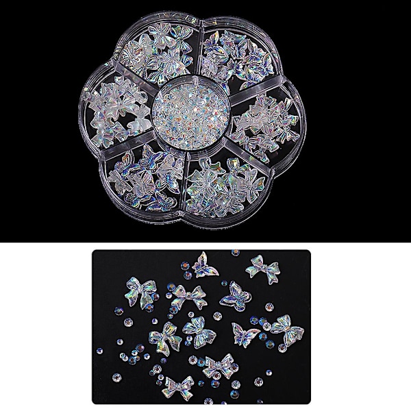 Ab Nail Crystals Flatback Crystal Nail Art  För Akrylnaglar Ab