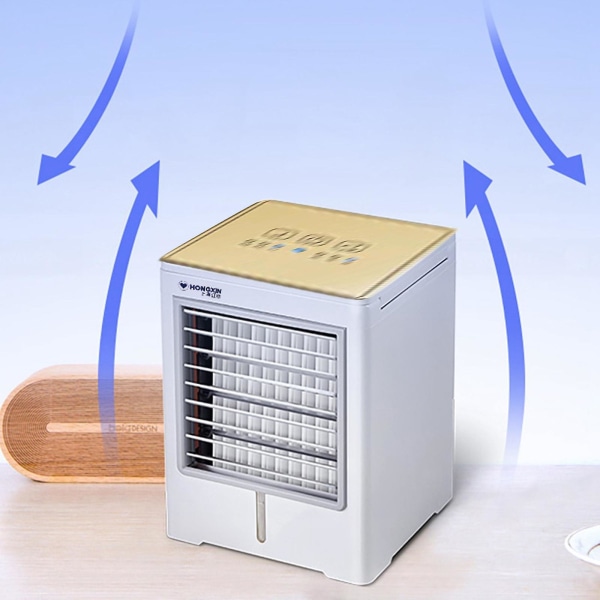 Husholdnings Liten Luftkjøler Fan Desktop Mini Luftkjøler Liten Air Condit