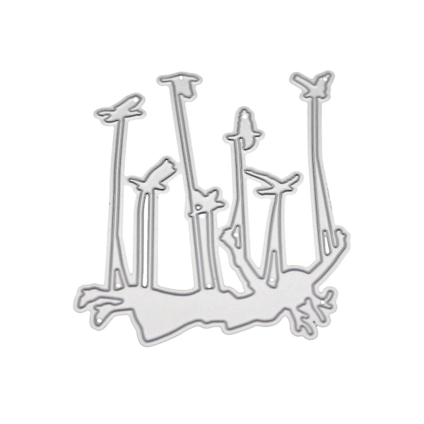 Flyvende pige metal skæredør stencil scrapbooking DIY album stempel papir kort prægning