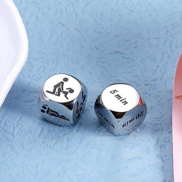 2 stk. Date Night Idea Par Gaver Til Kvinner Menn Valentinsdag Gaver Minutt Kjærlighet Beslutning Terning For Ham Hennes Frekke Spill Terning Morsom Terning Gave