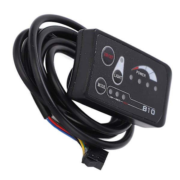 Elektrisk cykel LED-display kontrollpanel 36v 48v S810 LED-displaymätare för elcykel 5-stifts vanligt gränssnitt