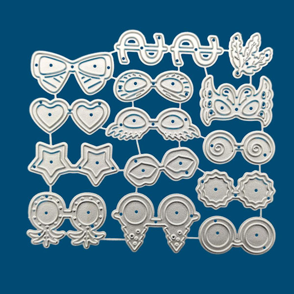 Metalbriller Skæredør Stencils Skæreskabelon Til Diy Scrapbooking Album Papirkort Embossing Craft Decor