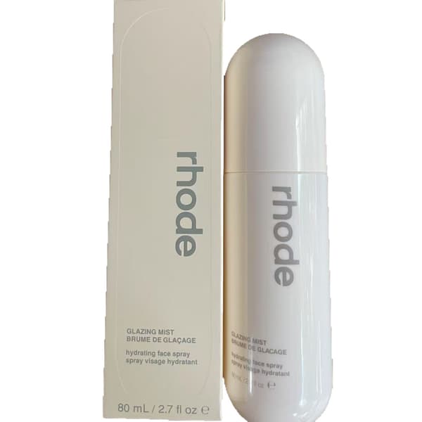 Rhode Glazing Mist Hydrating Ansiktsspray 80ml, Uppfriskande Ansiktsmist för Daglig Hudvård