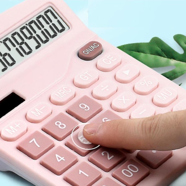 12 siffer elektronisk kalkulator Stor skjerm finansregnskapsverktøy