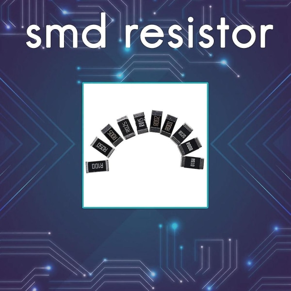 50 stk Alloy Resistance 2512 Smd Resistor Samples Kit, 10 Kindsx5pcs=50pcs R001 R002 R005 R008 R010 R