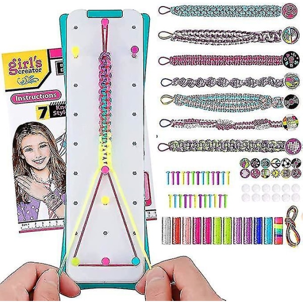 Kids Arts And Crafts, Diy Friendship Bracelet Making Kit