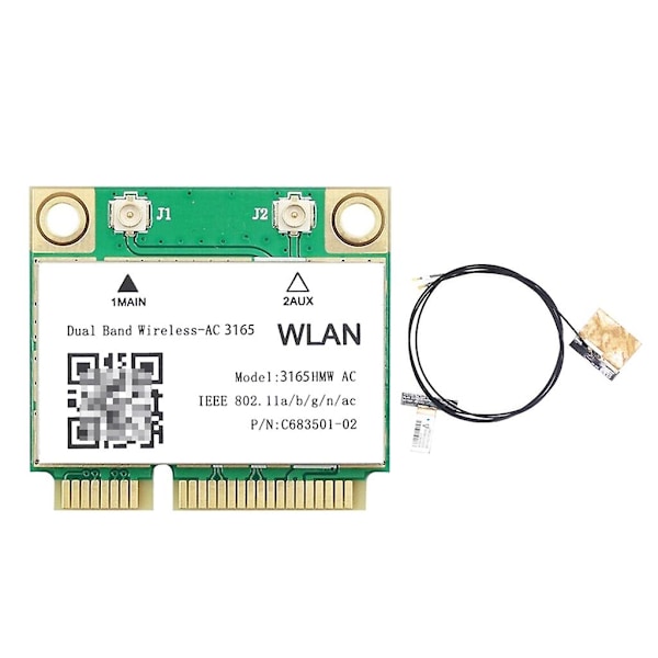 3165hmw Ac 600m Dual-band Wifi Card Wireless Network Mini Pci-e 802.11ac Wlan