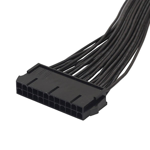 ATX-moderkortsadapterkabel Helt koppar 20+4 stift chassi strömkabel startlinje