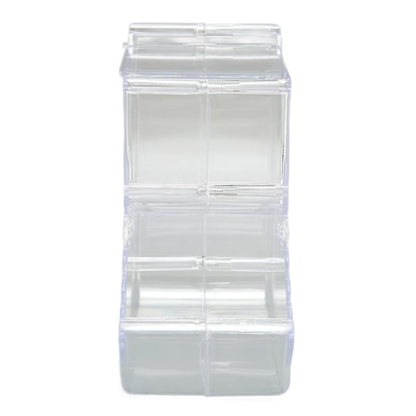Automatisk Hamstermatdispenser - Stor Kapasitet Transparent Akryl Dispenser for Små Dyr som Marsvin, Fugl og Kanin