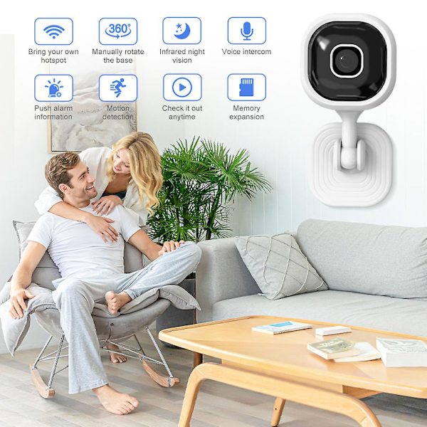A3 Trådlös Wifi Kamera Hem Säkerhetsskydd Cam Mini Ip Kamera Rörelse