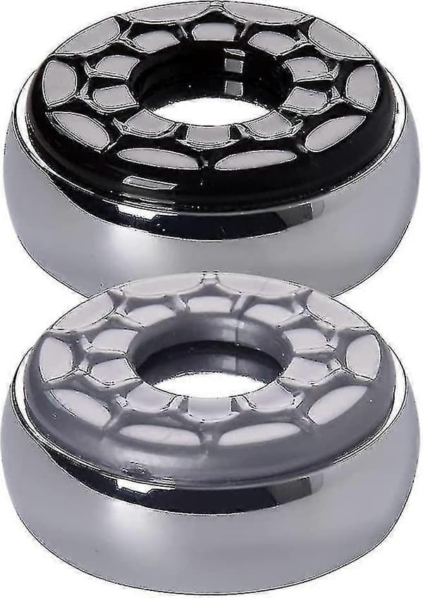 Shuffleboard Puckar 2-1/8\" (53mm), Set med 8 (grå & svart)