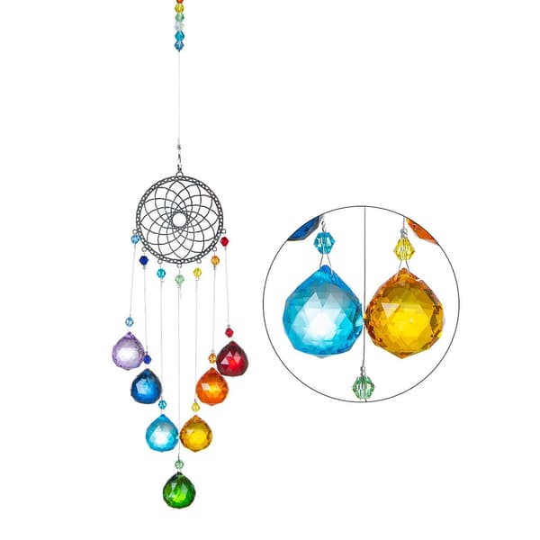 Chakra Kristall Glas Ängel Regnbåge Kollektion Solskärm