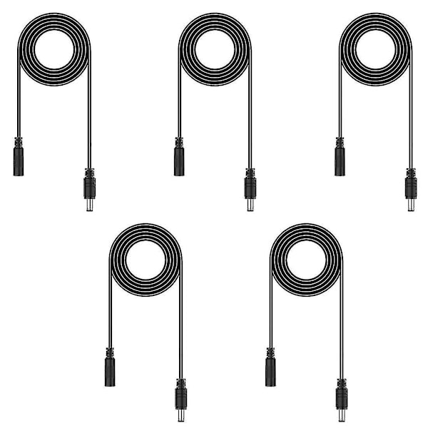 10ft DC-förlängningskabel 5,5 x 2,1 mm, DC 12V-strömkabel