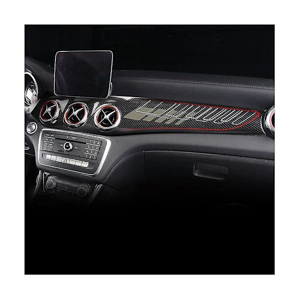 Instrumentbræt Panel Center Panel Trim Air Conditioning Panel Ramme Bil Til 2013-2017 Gla Cla