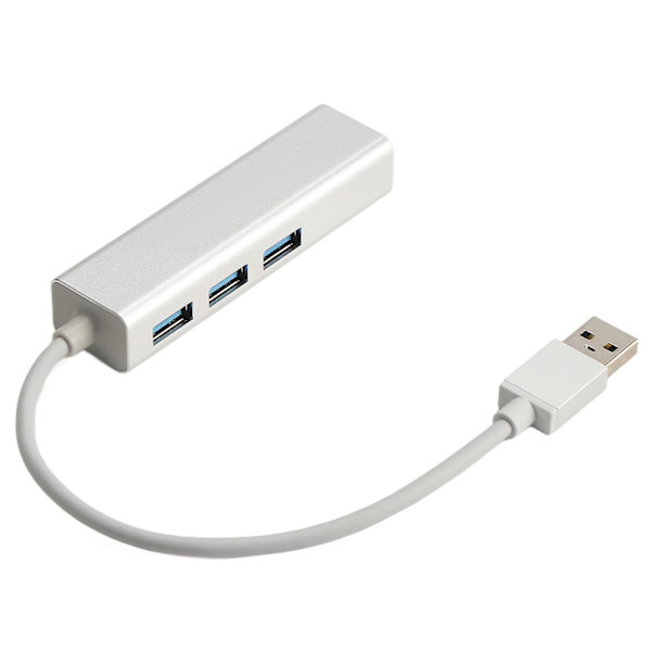 USB3.0 Ethernet-adapter RJ45-stik 10M 100M 1000M portkonverter i aluminiumlegering til kontor