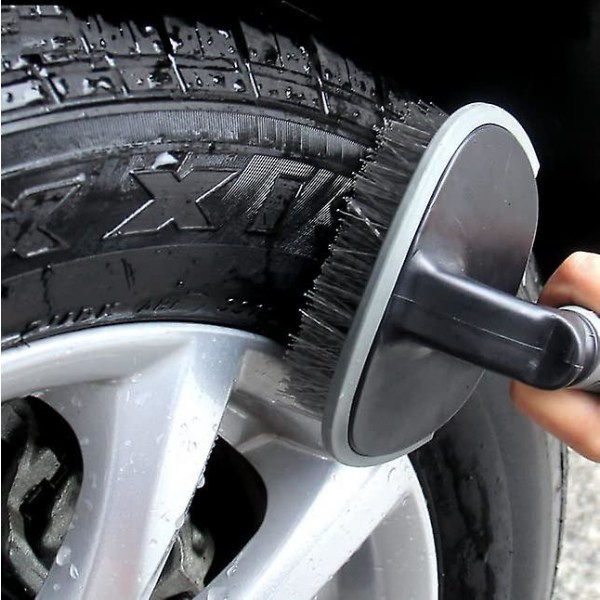 Hjulbørste Hjul- og dækbørsterensning Fælgrens til bil, motorcykel dækbørstevaskeværktøj
