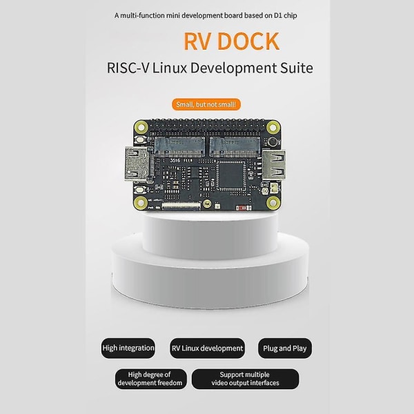 Rv Dock -laajennuskortille Allwinner D1 Development Board -taustalevy Risc-v Linux -alkutason kanssa